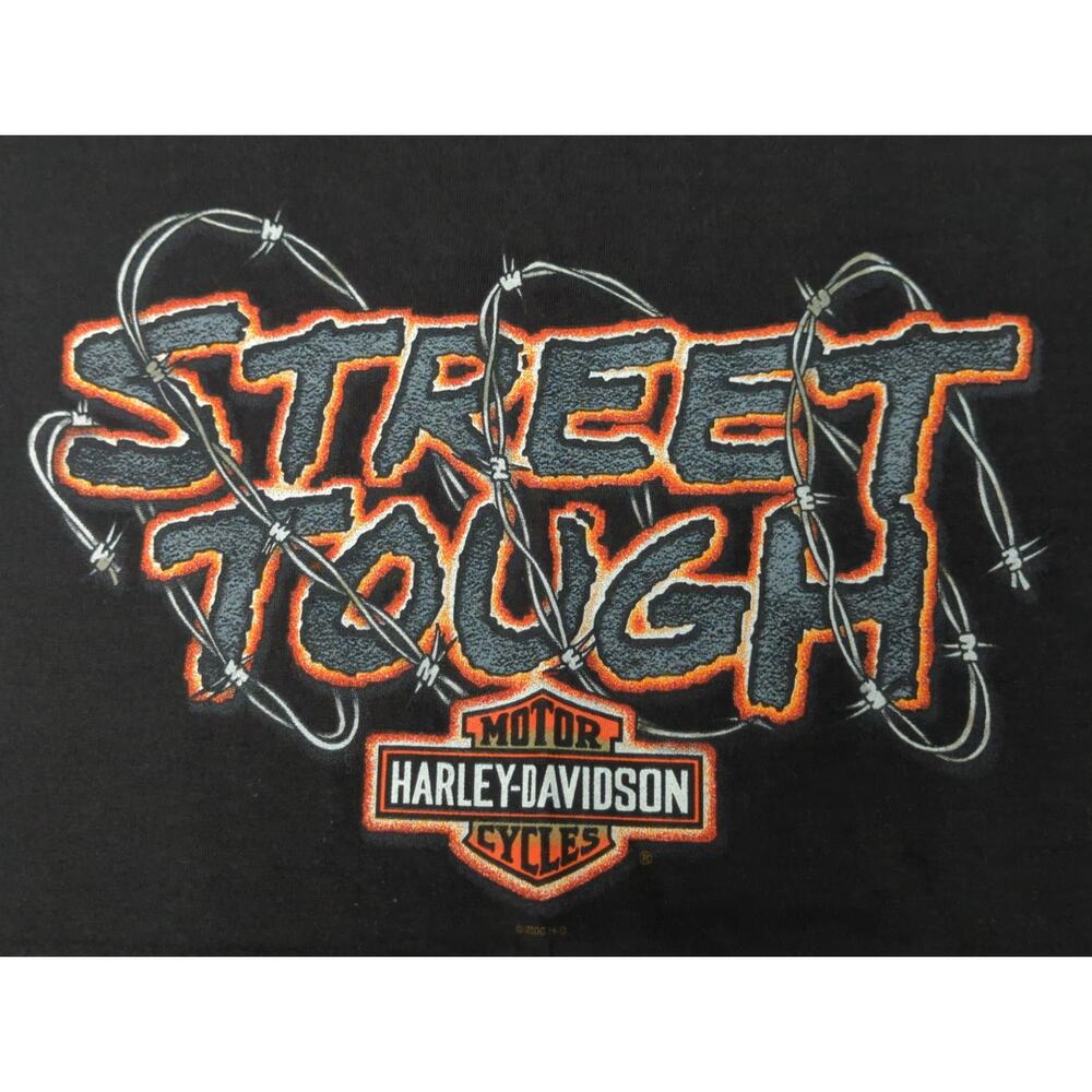 VTG Harley Davidson Street Tough Cut Off Tank Top Chosa’s Mesa AZ L